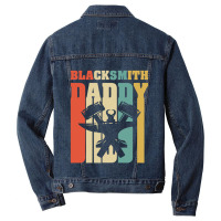 Mens Daddy Blacksmith.vintage Retro Shirts For Father's Day Men Denim Jacket | Artistshot