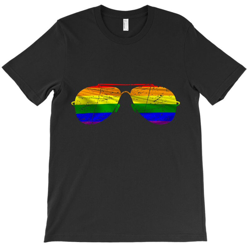 Vintage Sunglasses, Gay Pride Lgbt Rainbow Flag T-shirt | Artistshot