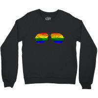 Vintage Sunglasses, Gay Pride Lgbt Rainbow Flag Crewneck Sweatshirt | Artistshot