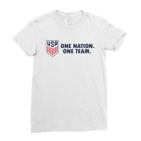 One Nation One Team2 Ladies Fitted T-shirt | Artistshot