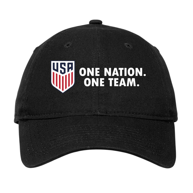 One Nation One Team White 2 Adjustable Cap by coşkun | Artistshot