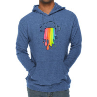 Cloud Overlay Rainbow Lightweight Hoodie | Artistshot