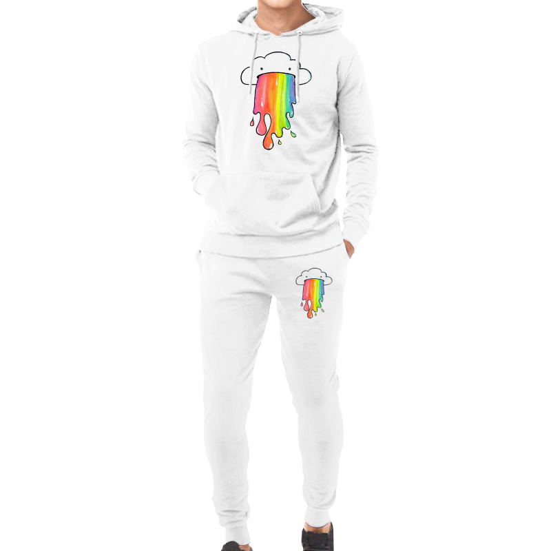 Cloud Overlay Rainbow Hoodie & Jogger set by dikokazei | Artistshot