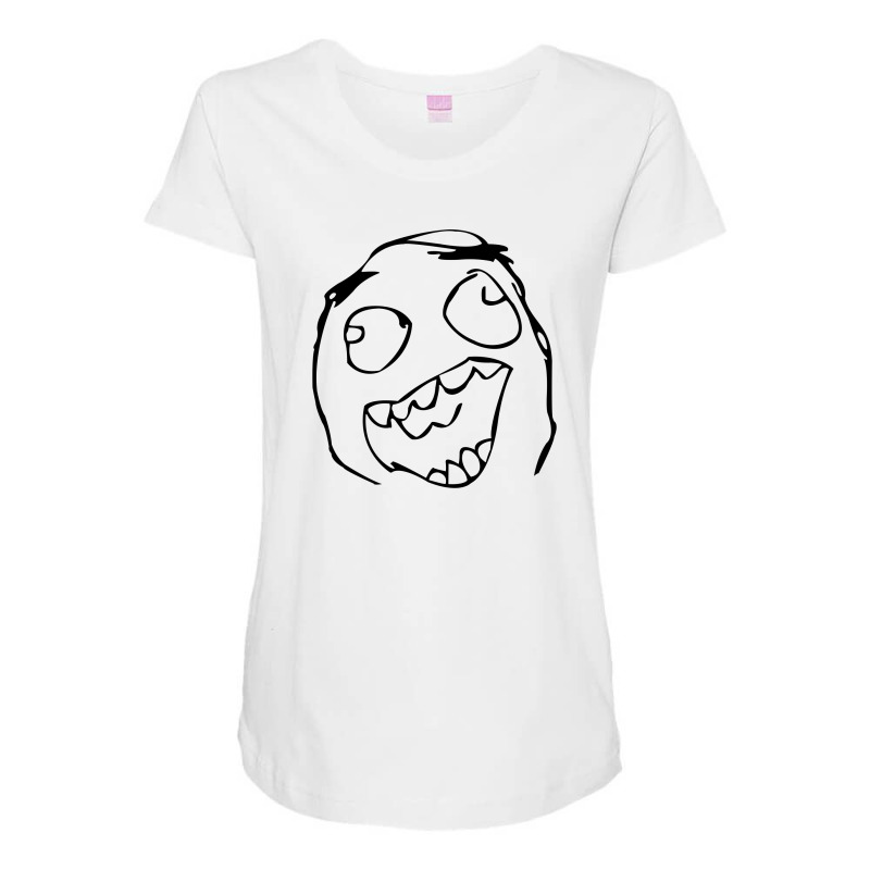 Inappropriate Maternity Scoop Neck T-shirt. By Artistshot