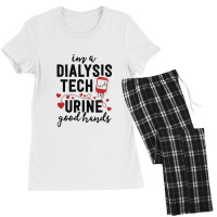 Dialysis Tech Gifts Women Funny Nurse Pun Urine Good Hands Women's Pajamas Set | Artistshot