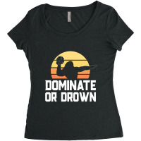 Dominate Or Drown Vintage Water Polo Shirts For Boys Men Women's Triblend Scoop T-shirt | Artistshot