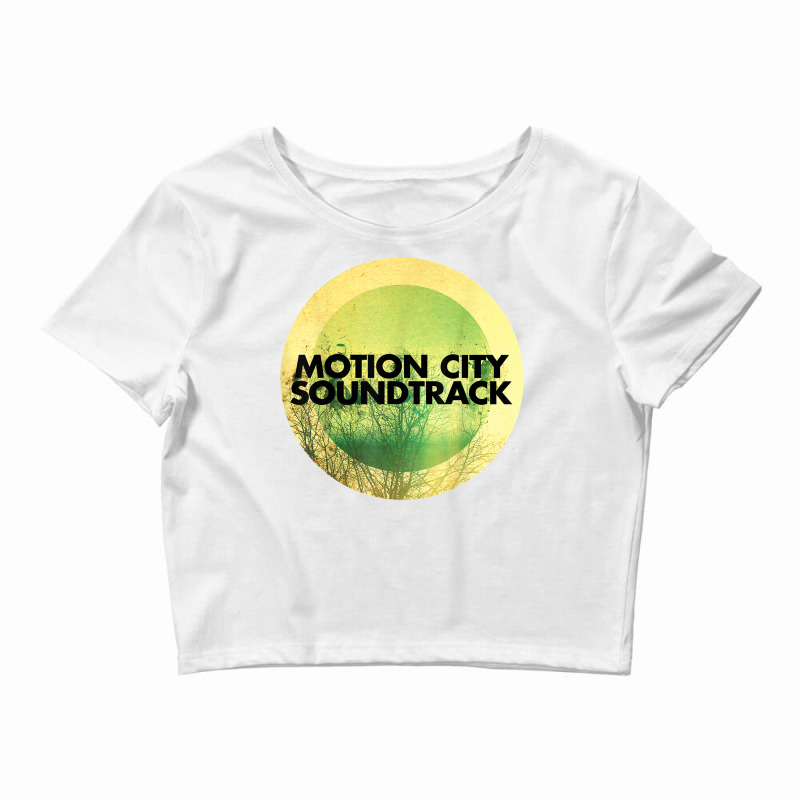 Motion City Soundtrack   Go   Official Merchandise T Shirt Crop Top by webberoliveria | Artistshot