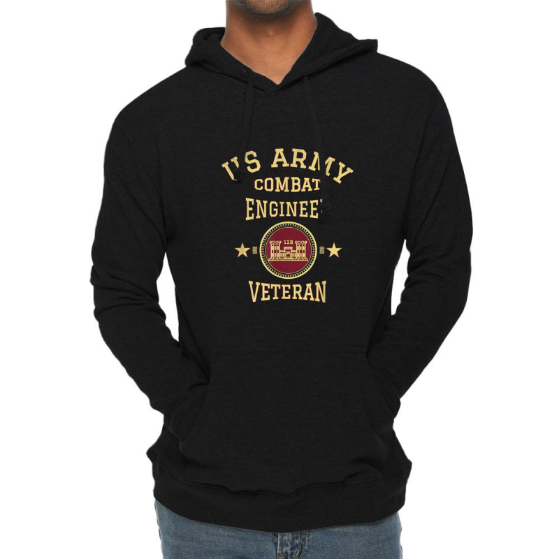 Us Army Combat Engineer Combat Engineer Veteran Gift Lightweight Hoodie by jeniperlopes | Artistshot