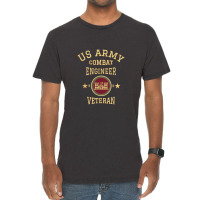 Us Army Combat Engineer Combat Engineer Veteran Gift Vintage T-shirt | Artistshot