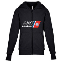 Us United States Coast Guard Armed Forces Defense Rescue Youth Zipper Hoodie | Artistshot