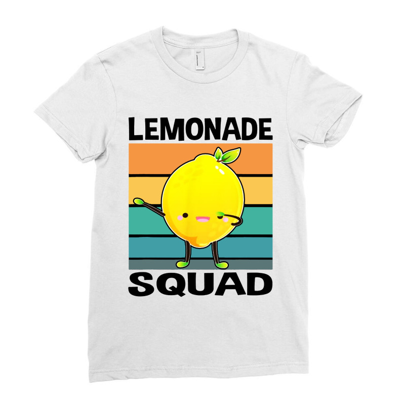 Lemonade Squad For Stand Boss Lemon Juice Summer Ladies Fitted T-Shirt by saterseim | Artistshot