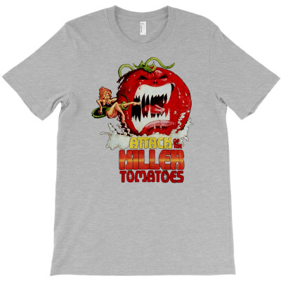 Attack Of The Killer Tomatoes T-shirt Designed By Wildern