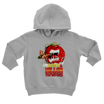 Attack Of The Killer Tomatoes Toddler Hoodie Designed By Wildern