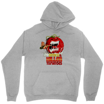Attack Of The Killer Tomatoes Unisex Hoodie Designed By Wildern