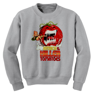 Attack Of The Killer Tomatoes Youth Sweatshirt Designed By Wildern