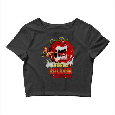 Attack Of The Killer Tomatoes Crop Top Designed By Wildern