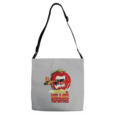 Attack Of The Killer Tomatoes Adjustable Strap Totes Designed By Wildern
