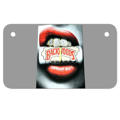 Backwoods Grillz Motorcycle License Plate Designed By Wildern