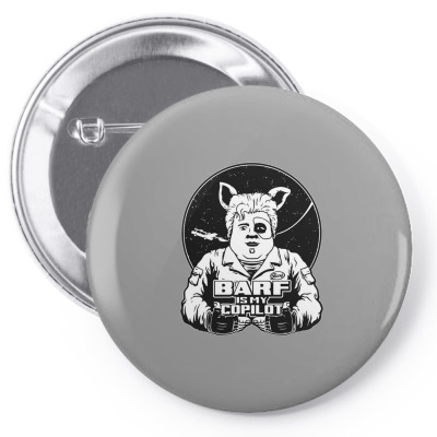 Barf Is My Copilot Pin-back Button Designed By Wildern