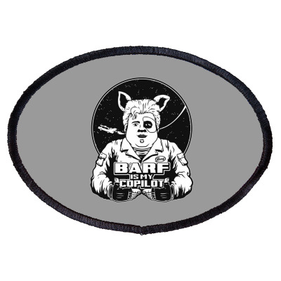 Barf Is My Copilot Oval Patch Designed By Wildern
