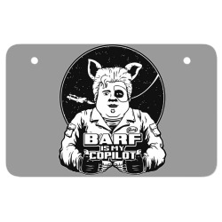 barf is my copilot ATV License Plate | Artistshot