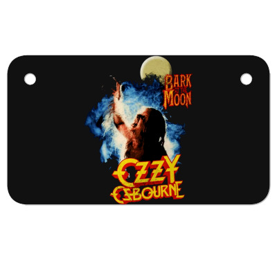 Bark At The Moon Motorcycle License Plate Designed By Wildern