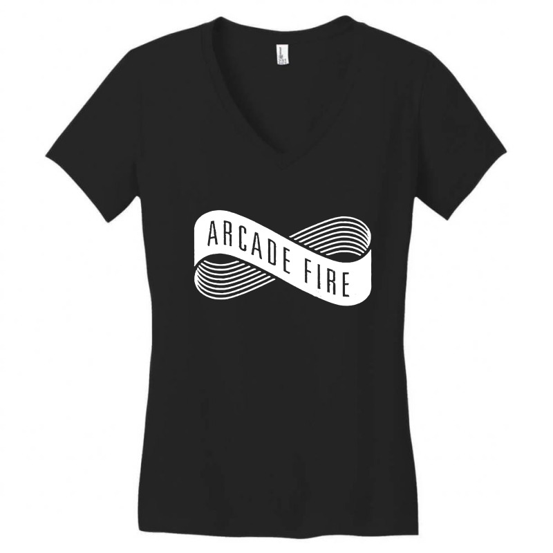 Arcade Fire Women's V-Neck T-Shirt by Xenia Tees | Artistshot