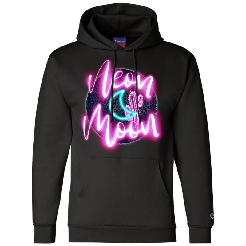 Neon pink champion online hoodie