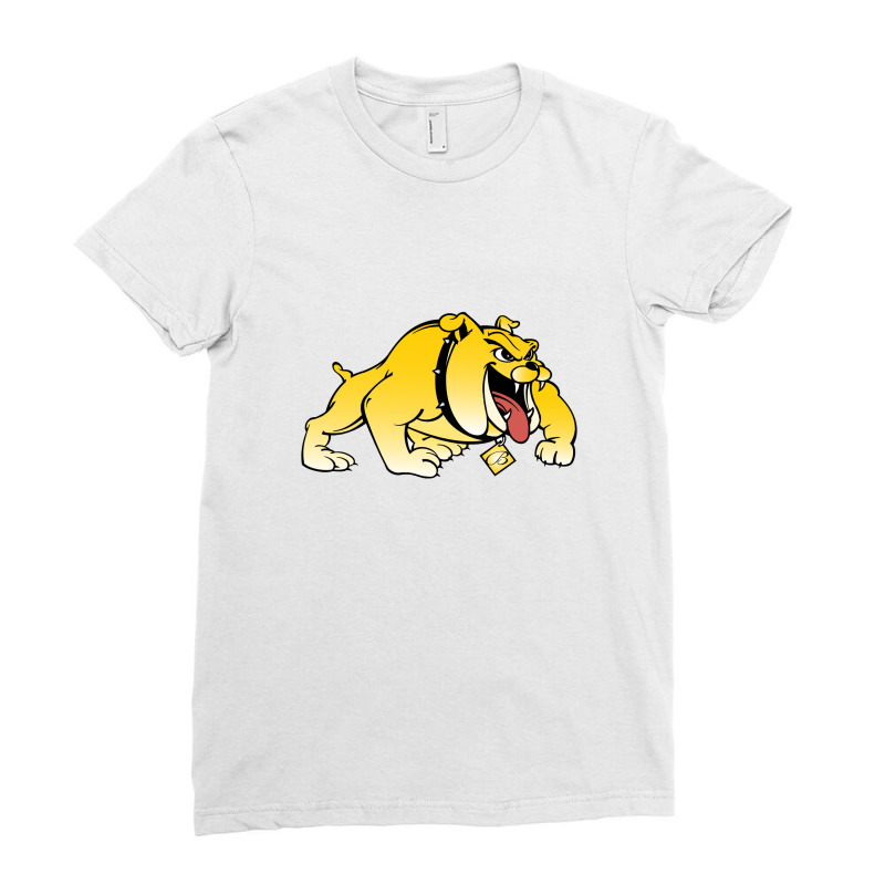 Bowie State Bulldogs Ladies Fitted T-Shirt by Ellard grey | Artistshot