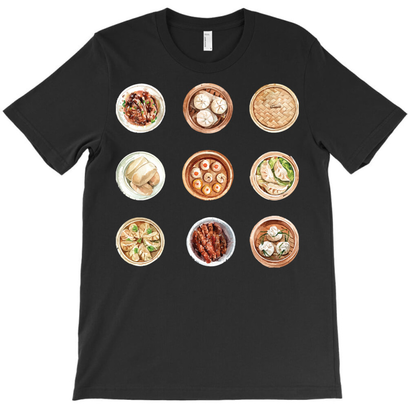 Assorted Chinese Cantonese Dim Sum T  Shirt Chinese Dim Sum Variety T T-shirt | Artistshot