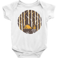 Camp Fire Baby Bodysuit | Artistshot