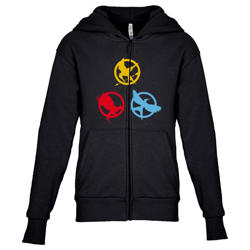 The Hunger Games Trilogy Youth Zipper Hoodie by turnercheyenne | Artistshot