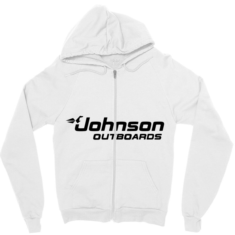 Johnson Outboard Zipper Hoodie by gradydakota | Artistshot