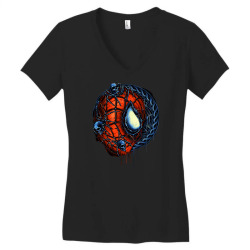 emblem of the spider Women's V-Neck T-Shirt | Artistshot