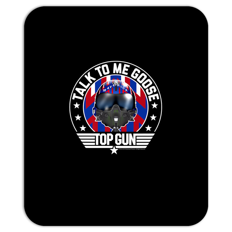 Top Gun Talk To Me Goose Maverick Helmet Premium T Shirt Mousepad By 