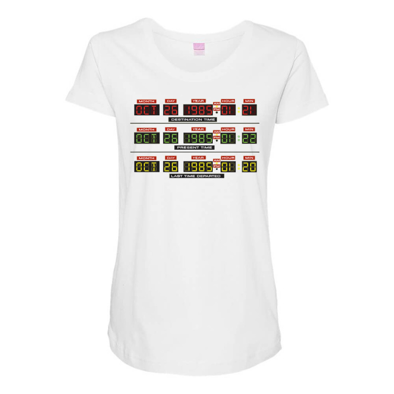 Time Machine Circuits Maternity Scoop Neck T-shirt by Aheupote | Artistshot