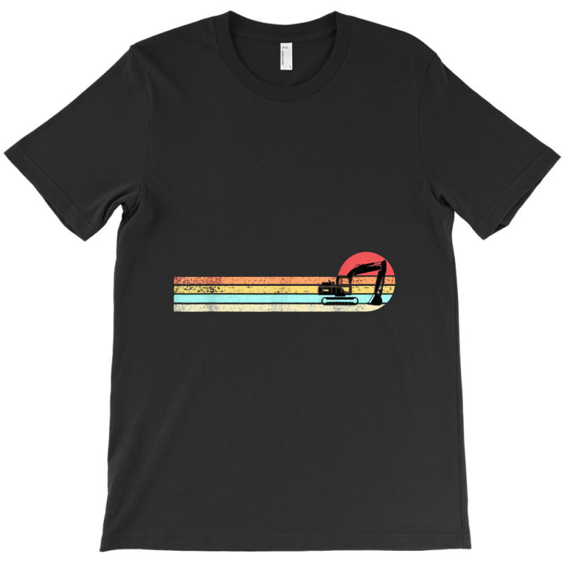 Vintage Excavator Driver Construction Machine Mechanic T-shirt | Artistshot