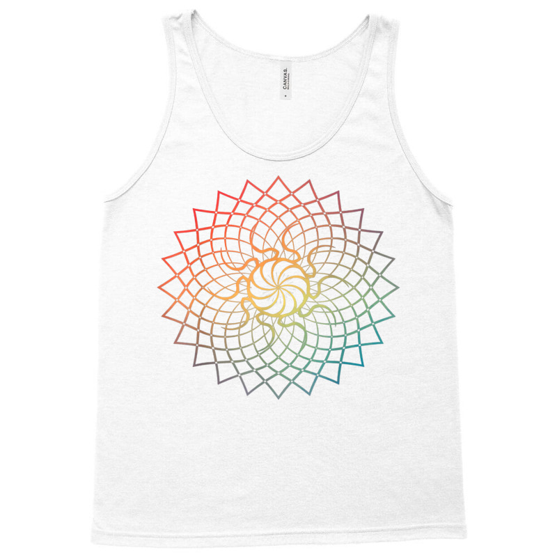 Mandala Geometry Sacred Fractal Art Yoga Mantra Good Vibe T Shirt Tank Top by nycerecoverdell | Artistshot