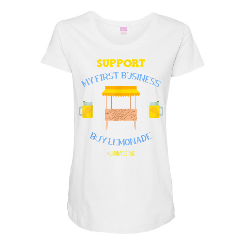 Lemonade Stand T Shirt Maternity Scoop Neck T-shirt by lelalucin | Artistshot