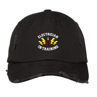 Electrician In Training Electrical Technician Electronics Vintage Cap | Artistshot