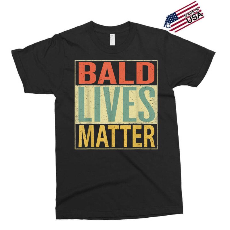 Mens Bald Lives Matter Shirt. Funny Bald Head Mens T Shirt Exclusive T-shirt | Artistshot