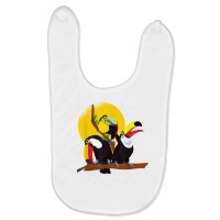 Rainforest Bird Tropical Animal Lover Exotic Toucan T Shirt Baby Bibs | Artistshot