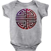 Mongolian Folded Letters T Shirt Mongol Baby Bodysuit | Artistshot