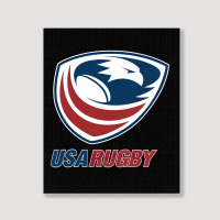 Rugby Usa Portrait Canvas Print | Artistshot