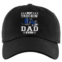 Trucker Best Truckin Dad Ever Big Rig Trucker Father's Day  108 Kids Cap | Artistshot