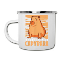 Capybara South American Rodent   Respect The Capybara T Shirt Camper Cup | Artistshot