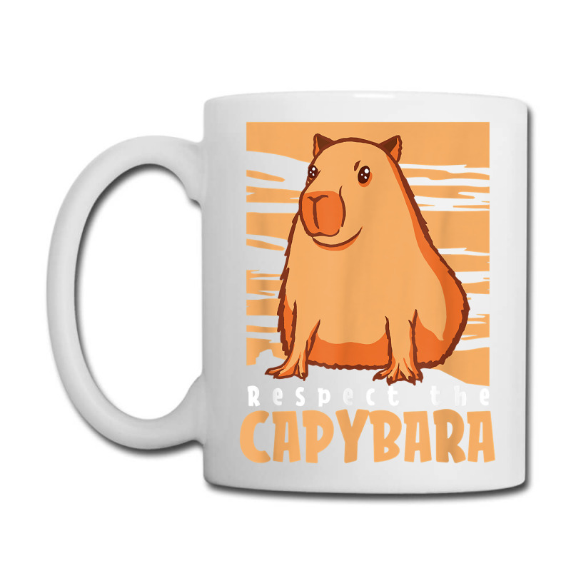 Capybara South American Rodent   Respect The Capybara T Shirt Coffee Mug by lelalucin | Artistshot