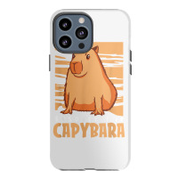 Capybara South American Rodent   Respect The Capybara T Shirt Iphone 13 Pro Max Case | Artistshot