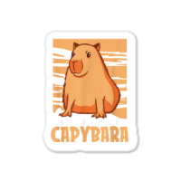 Capybara South American Rodent   Respect The Capybara T Shirt Sticker | Artistshot