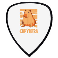 Capybara South American Rodent   Respect The Capybara T Shirt Shield S Patch | Artistshot